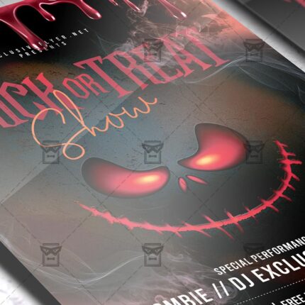Trick or Treat Flyer - Seasonal A5 Template