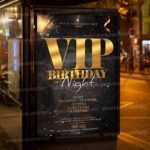 Download VIP Birthday Night Flyer - PSD Template-3