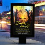 Download Zombie Bash PSD Flyer Template Now