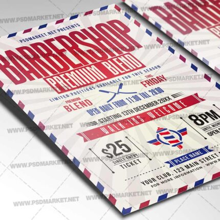 Download Barbershop Flyer - PSD Template-2