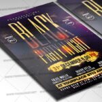Download Black Party Night Event Flyer - PSD Template-2