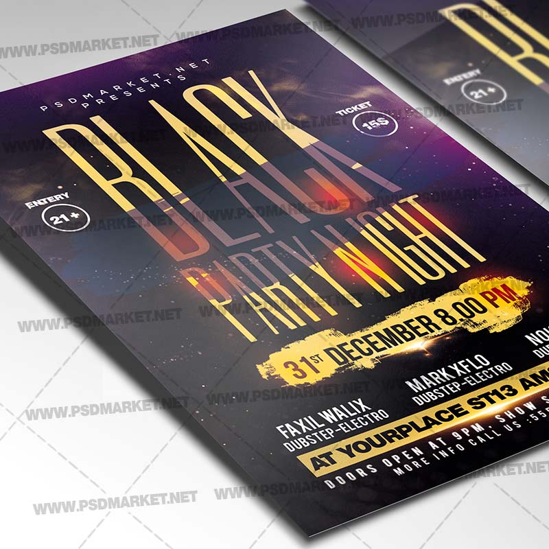 black_party_night_event_flyer_psd_psdmarket_2.jpg Download Black Party Night Event Flyer - PSD Template-2
