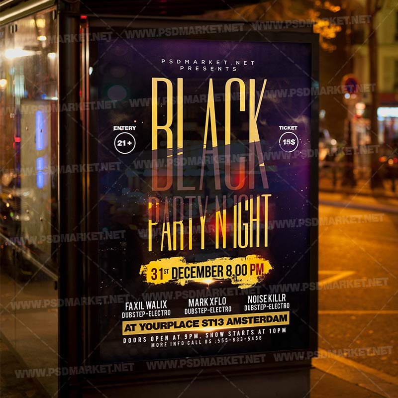 black_party_night_event_flyer_psd_psdmarket_3.jpg Download Black Party Night Event Flyer - PSD Template-3