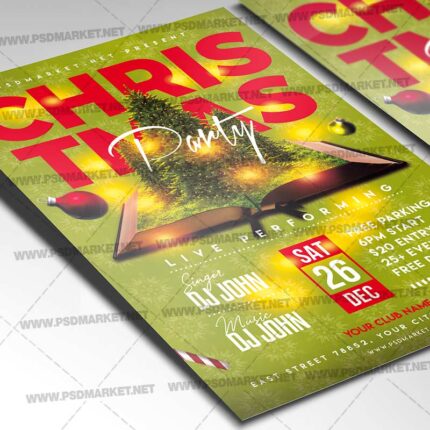 Download Christmas Party Event Flyer - PSD Template-2