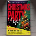 Download Christmas Party Night 2020 Flyer - PSD Template