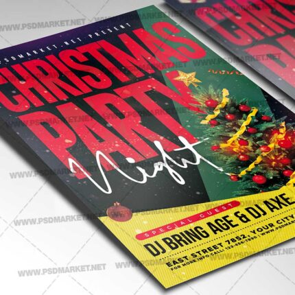 Download Christmas Party Night 2020 Flyer - PSD Template-2