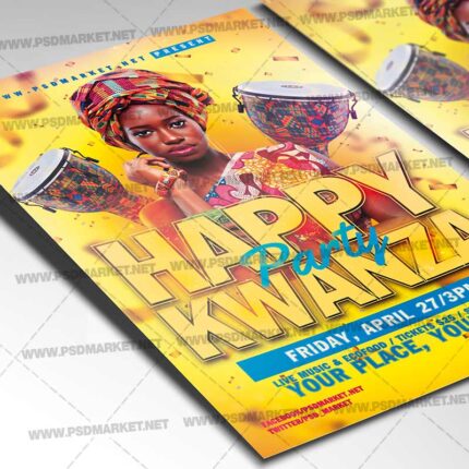 Download Happy Kwanza Flyer - PSD Template-2