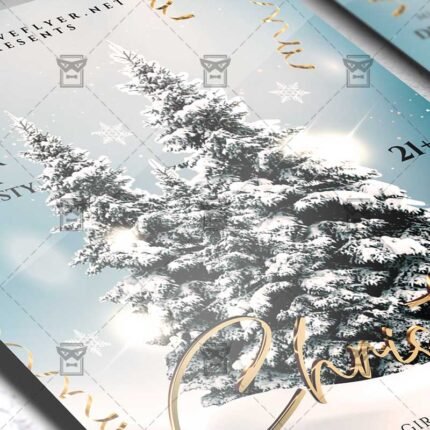 Jingle Bells Christmas Flyer - Winter PSD Template