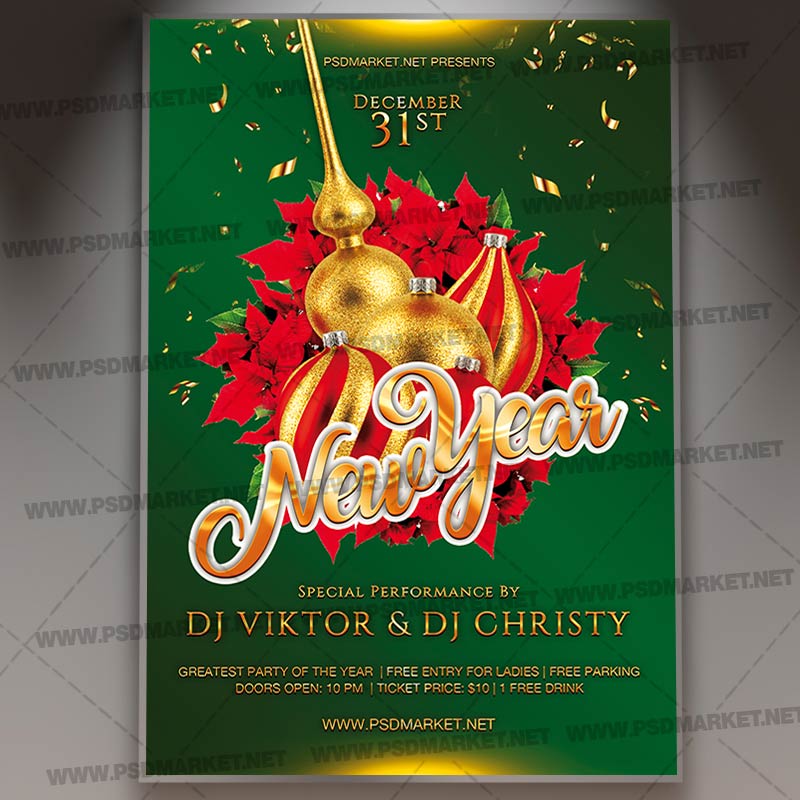 new_year_affair_flyer_psd_psdmarket_1.jpg Download New Year Affair Flyer - PSD Template