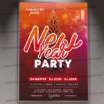 Download New Year Party 2020 Flyer - PSD Template