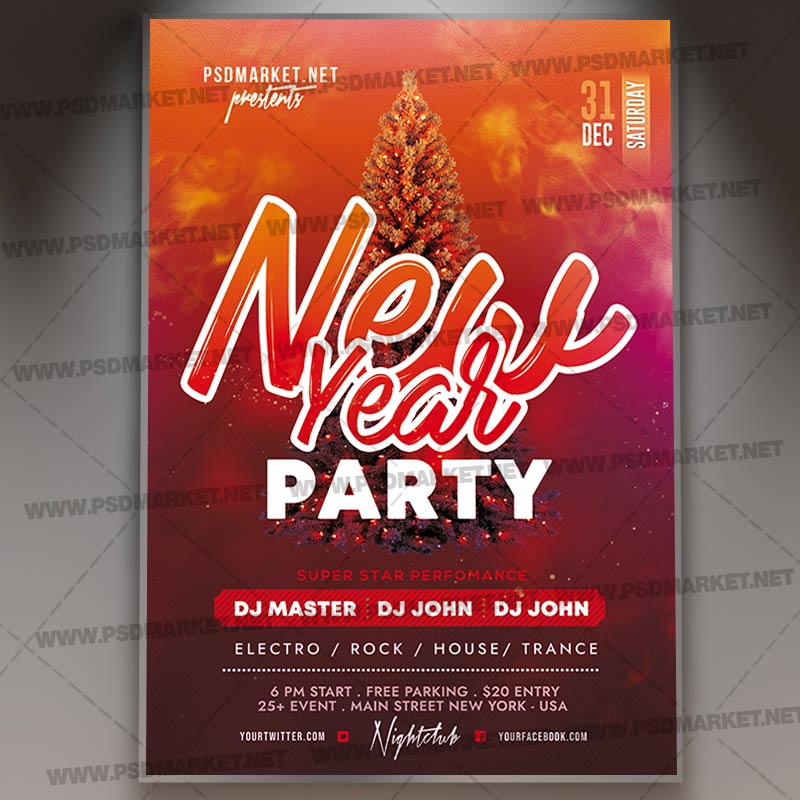 new_year_party_2020_flyer_psd_psdmarket_1.jpg Download New Year Party 2020 Flyer - PSD Template