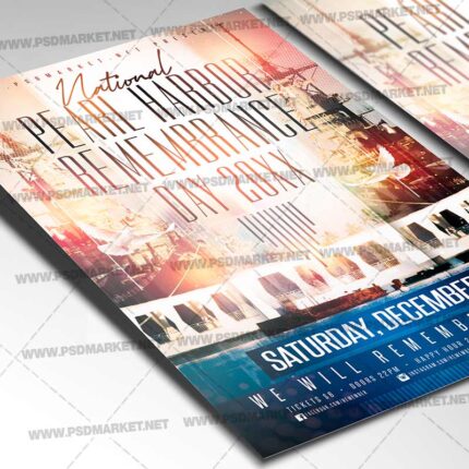 Download Pearl Harbor Remembrance Day Flyer - PSD Template-2