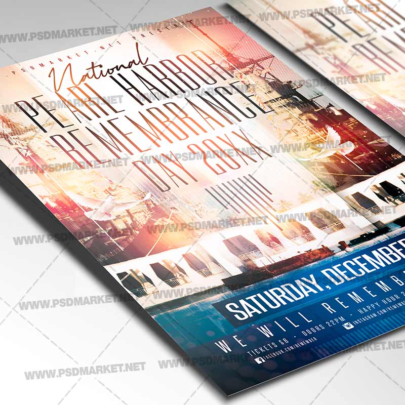 Download Pearl Harbor Remembrance Day Flyer - PSD Template-2