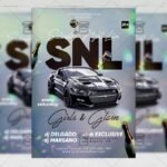 Saturday Night Live Flyer - Club PSD Template