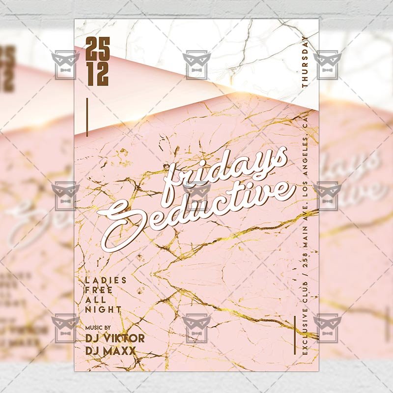 seductive_fridays-premium-flyer-template-1.jpg Seductive Fridays Flyer - Club PSD Template