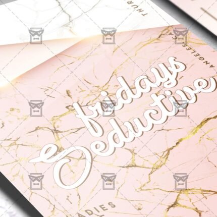 Seductive Fridays Flyer - Club PSD Template