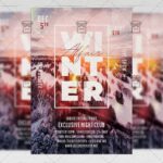 Winter Affair Flyer - Seasonal PSD Template