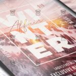 Winter Affair Flyer - Seasonal PSD Template