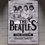 Download Beatles Event Flyer - PSD Template
