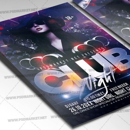 Download Club Night Party Event Flyer - PSD Template-2