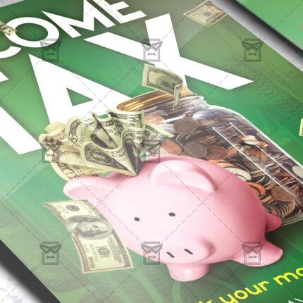 Income Tax Flyer - Business PSD Template