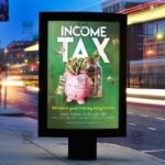 Income Tax Flyer - Business PSD Template