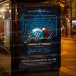 Download Neon Billiard Flyer - PSD Template-3