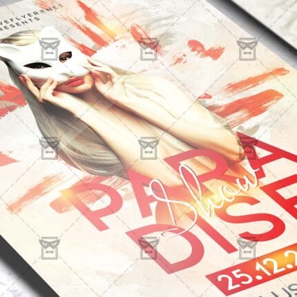 Paradise Show Flyer - Club PSD Template