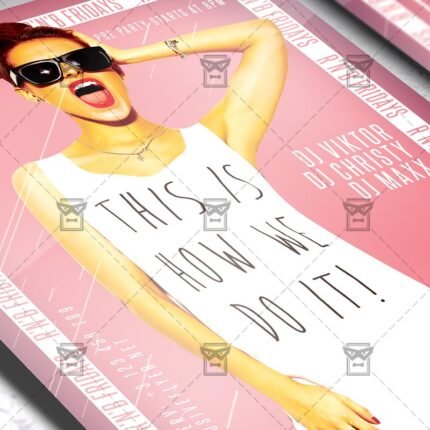 R'n'B Fridays Flyer - Club PSD Template