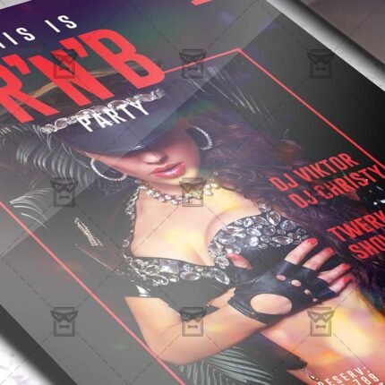 R'n'B Party Flyer - Club PSD Template