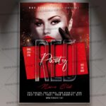 Download Red Club Party Flyer - PSD Template