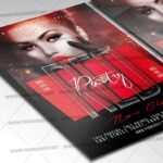 Download Red Club Party Flyer - PSD Template-2