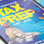 Tax Prep Service Flyer - Business PSD Template