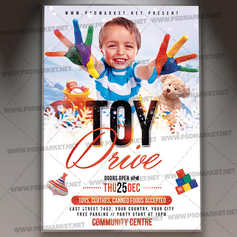 toy_drive_party_flyer_psd_psdmarket_1.jpg Download Toy Drive Party Flyer - PSD Template