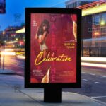 V-Day Celebration Flyer - Winter PSD Template