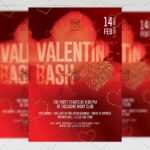 Valentine Bash Flyer - Winter PSD Template