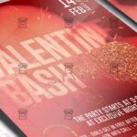 Valentine Bash Flyer - Winter PSD Template