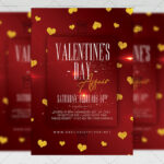 Valentines Day Affair Flyer - Winter PSD Template