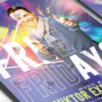 Free Fridays Template - Flyer PSD + Instagram Ready Size