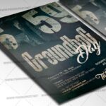 Groundhog Day Party - Flyer PSD Template - Image 2