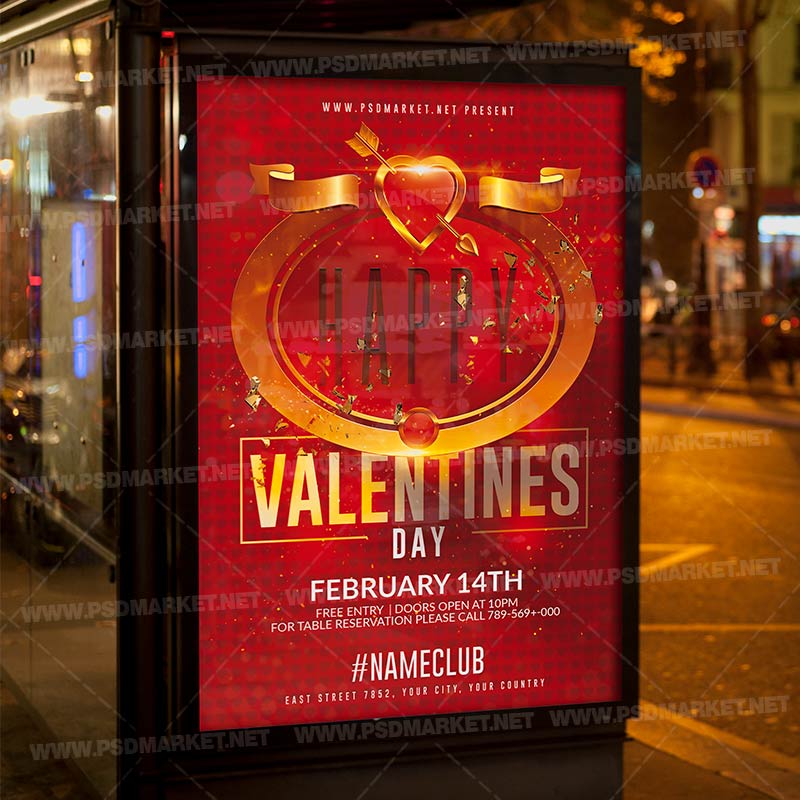 happy_valentines_day_color_flyer_psd_psdmarket_3.jpg Download Happy Valentines Day Color Template - Flyer PSD-3