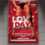 Download Love Day Sexy Party Template - Flyer PSD