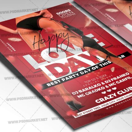 Download Love Day Sexy Party Template - Flyer PSD-2