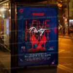 Download Love Night Party Mini Template - Flyer PSD-3