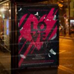 Download Love Party Night Template - Flyer PSD-3