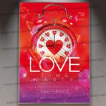 Download Love Party Time Flyer - PSD Template