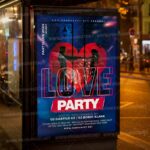 Download Love Template Flyer PSD-3