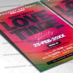 Download Love Time Party Flyer - PSD Template-2