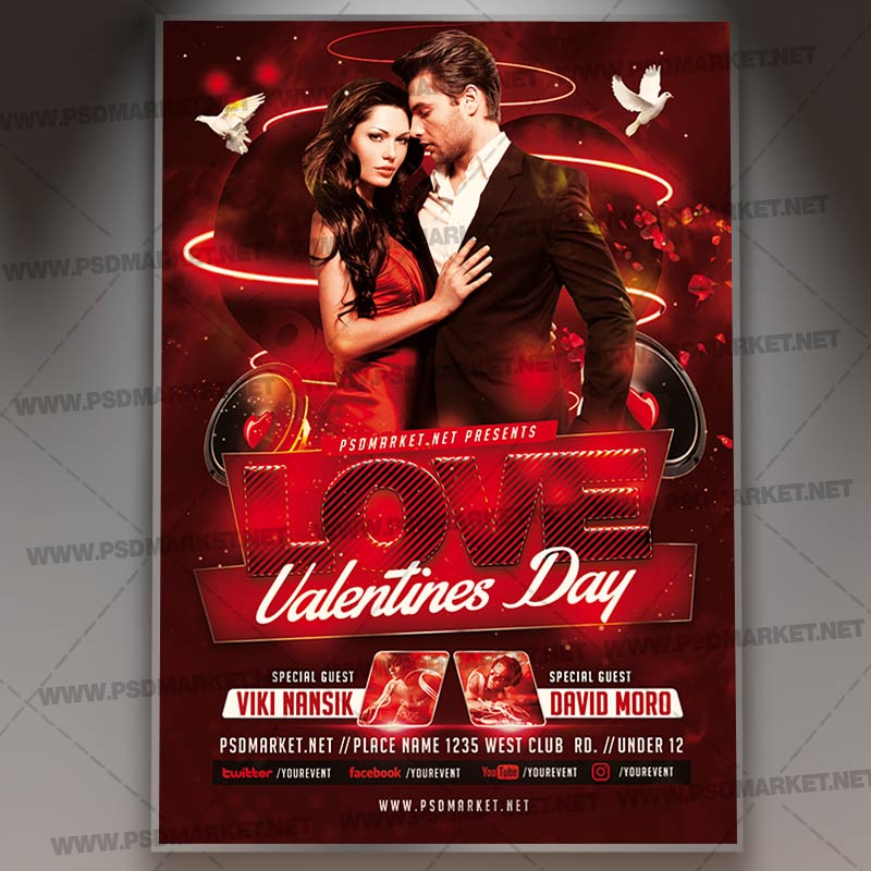 love_valentines_day_flyer_psd_psdmarket_1.jpg Download Love Valentines Day Template - Flyer PSD