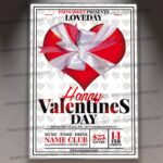 Download Minimal Valentines Day Template - Flyer PSD
